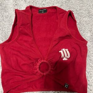 Indiana University Hype and Vice Red Women's Top IU